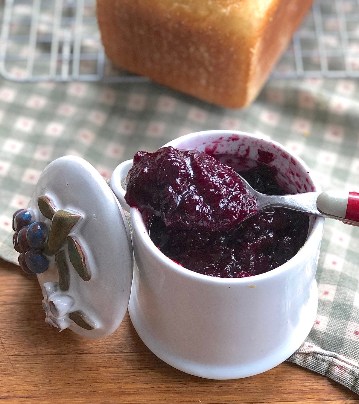 Microwave berry jam King Arthur Baking